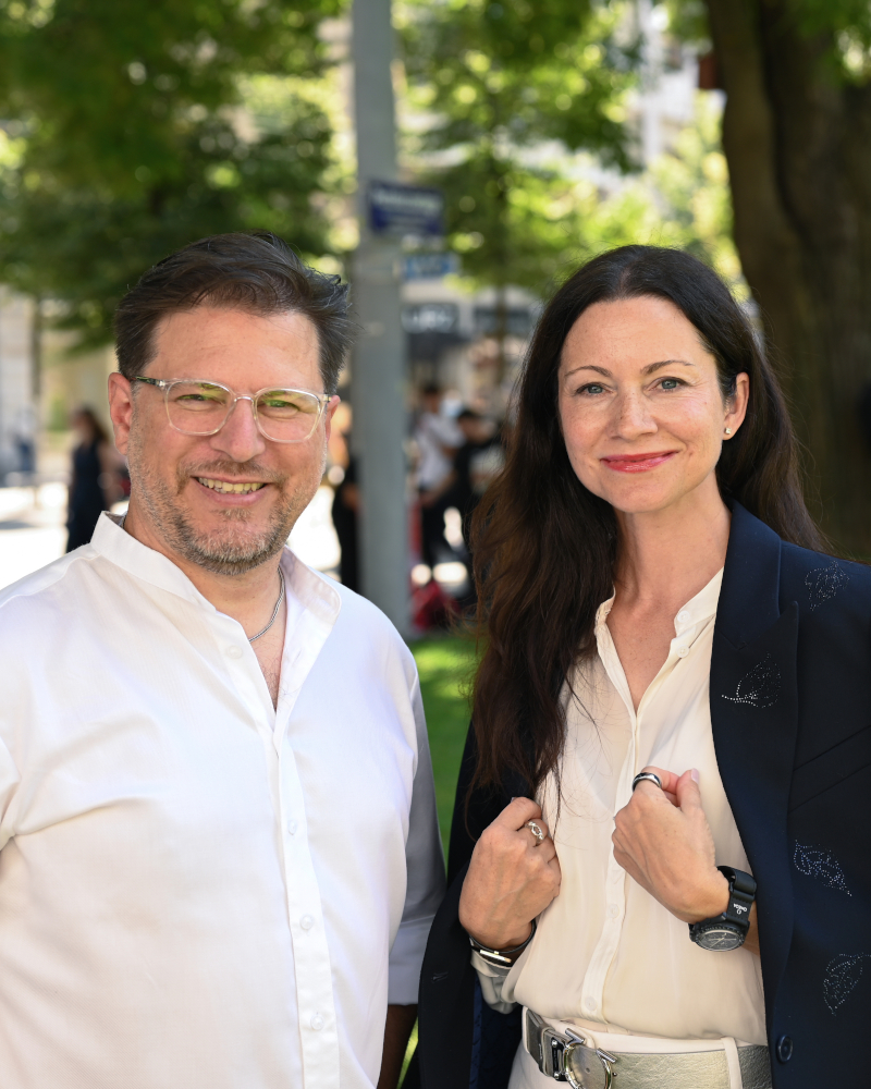 Anna Sagalova and Christian Erhard, co-founders of Alissa Forum