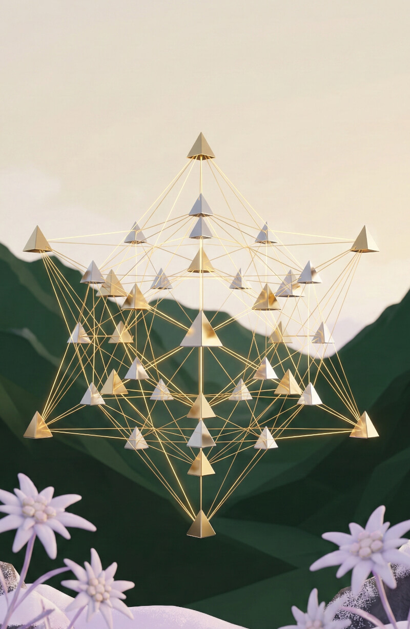 Founders speaking at an Alissa Forum workshop with alpine scenery